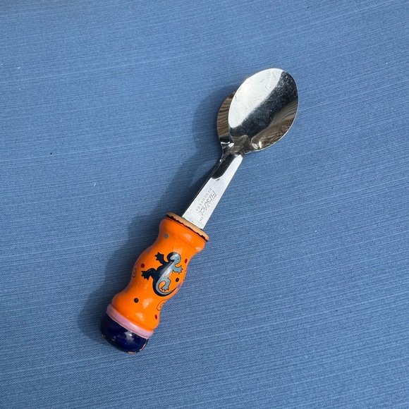 FirstAct Discovery Orange and Blue Gecko double Spoon - Picture 1 of 6